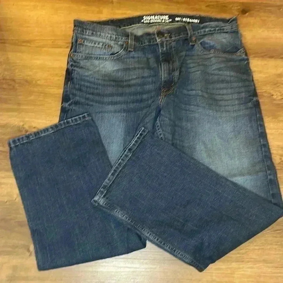 Signature Levi Strauss S51 Straight Faded  Men’s 38x30 Jeans - Picture 1 of 8